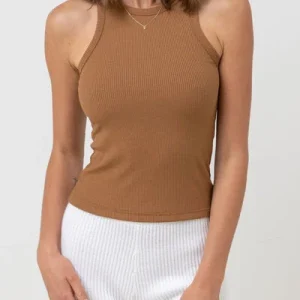 Prix Promo Debardeur Rhythm CLASSIC TANK TOP - Caramel