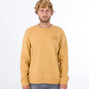 Produit De Marque Sweat hurley crew neck hommes - No bummers - pebble
