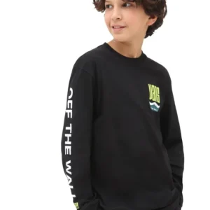 Offre Spéciale T-SHIRT MANCHES LONGUES VANS MAZE - BLACK