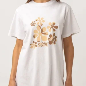 Prix Réduit Tee shirt Rhythm DRIFTER BOYFRIEND TEE - vintage white