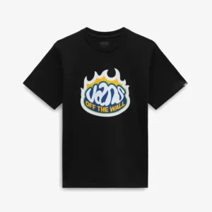 T-Shirt VANS SLAP pour garçon - Black Jusqu'à Épuisement Des Stocks