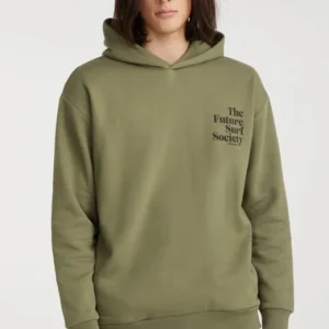 Offre Du Jour Pull à capuche FUTURE SURF SOCIETY HOODIE - Deep Lichen Green