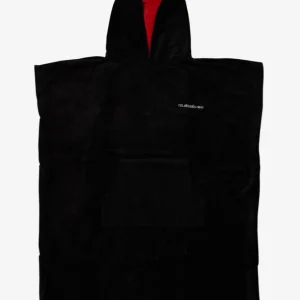 Poncho de surf Quiksilver Hoody Towel - Black/ Jet Black Expédition Rapide