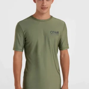 LYCRA À MANCHES COURTES O‘neill ESSENTIALS - VERT Bon Marché