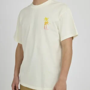 T-SHIRT Jonsen Island CONFORT FIT PALM BIT - COCONUT Vente Directe