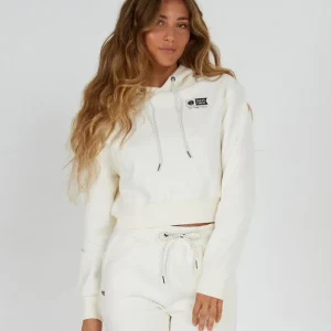 Petit Prix ALPHA CROP HOODY - OFF WHITE