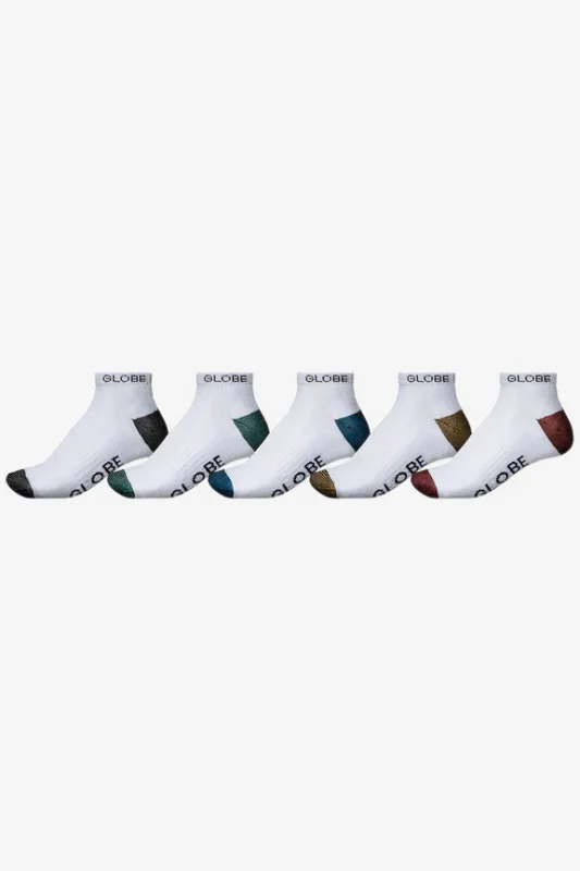 Jusqu'à Épuisement Des Stocks CHAUSSETTES GLOBE - INGLES ANKLE SOCK 5 PACK