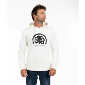 SWEAT HOODIE Jonsen Island GONZO BIG CUT - Coconut Remise