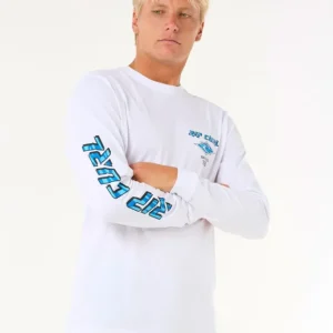 TEE SHIRT MANCHES LONGUES HOMME RIPCURL - FADE OUT ICON L/S TEE Usine Directe
