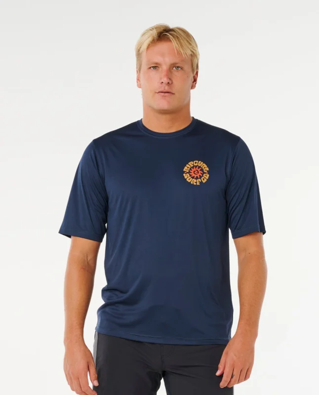 Meilleure Vente tee shirt anti UV homme ripcurl - PACIFIC RINSE SURFLITE UPF S/S