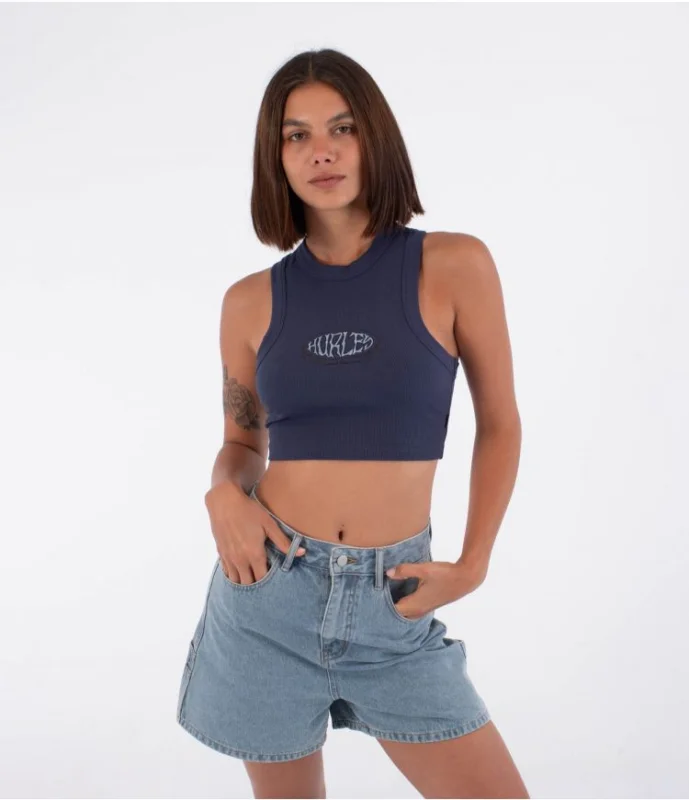 debardeur femme hurley - TANK RIBBED URBAN TIDE Paiement Sécurisé