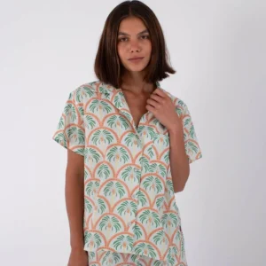 chemise femme hurley - BEACH RELAX WOVEN Nouveauté
