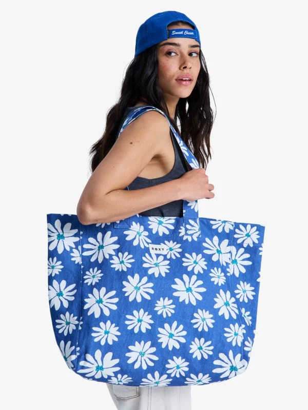 Commande En Gros grand sac tote bag roxy - ANTI BAD VIBES