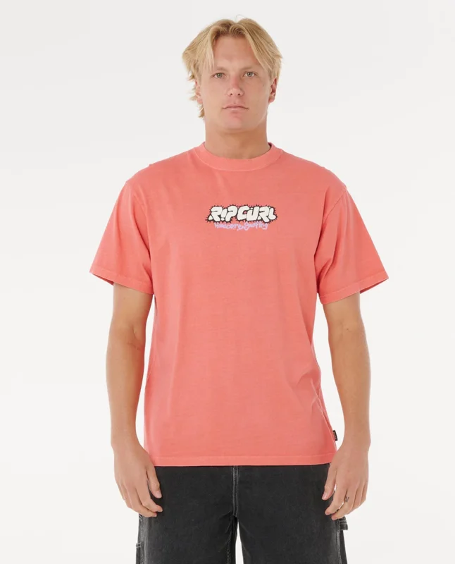 TEE SHIRT HOMME RIPCURL - RAW ENERGY BUBBLE TEE Dernier Modèle