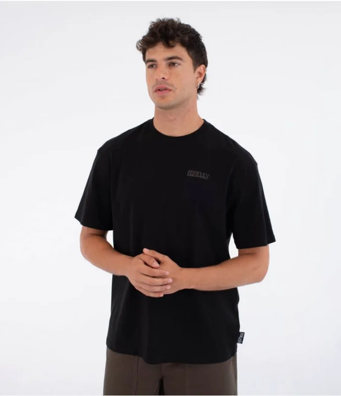 TEE SHIRT HOMME HURLEY - BUBBLE BACK PRINT SS TEE Populaire