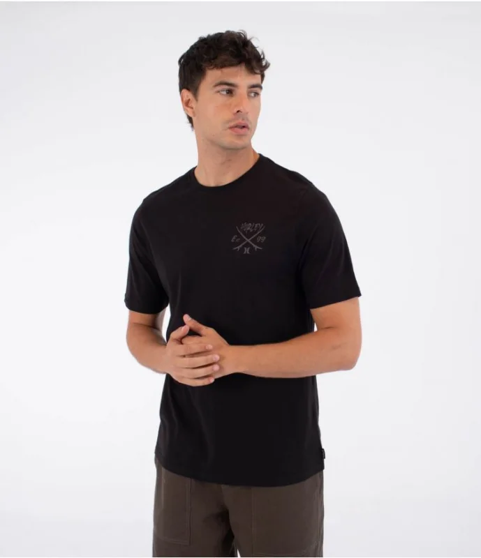 tee shirt homme hurley - TEE SS PRINTING PRESS EVY Offre Du Jour