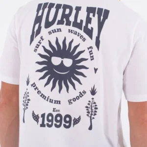 TEE SHIRT HOMME HURLEY - TEE SS PRINTING PRESS FOMO Commander Maintenant