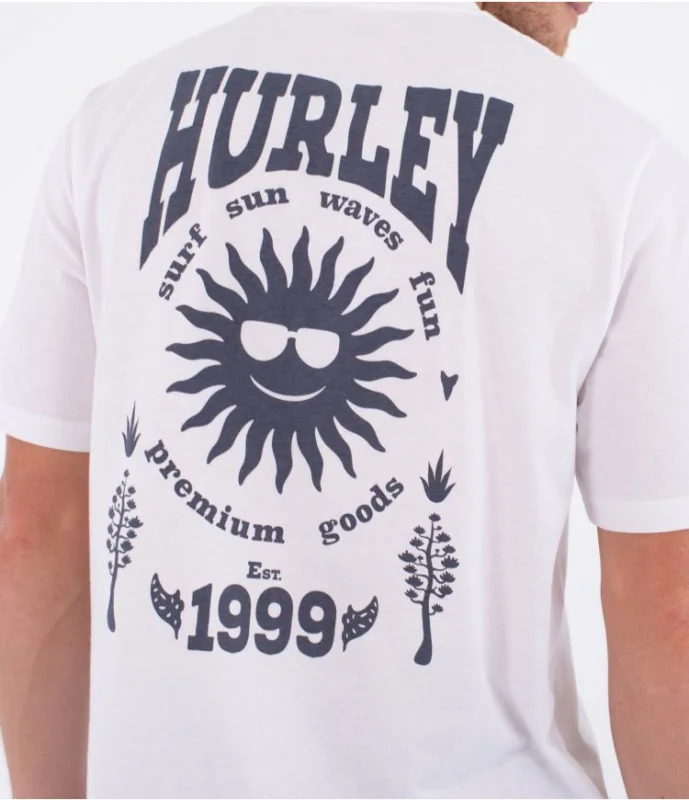 TEE SHIRT HOMME HURLEY - TEE SS PRINTING PRESS FOMO Commander Maintenant