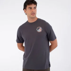 Satisfait Ou Remboursé tee shirt homme hurley - TEE SS PRINTING PRESS ENJOY