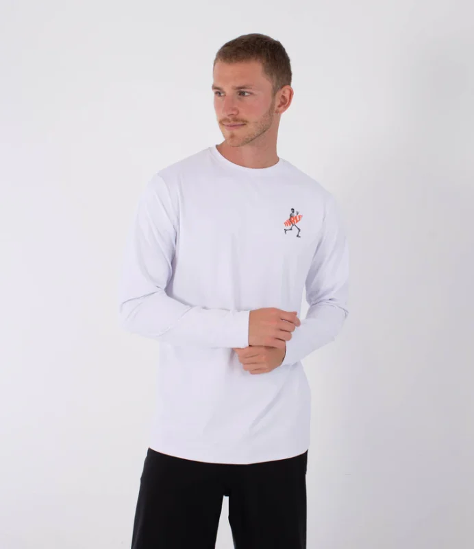 Promotion Saisonnière tee shirt anti uv manches longues hurley homme - RASH REGULAR FLAMENGUE LS
