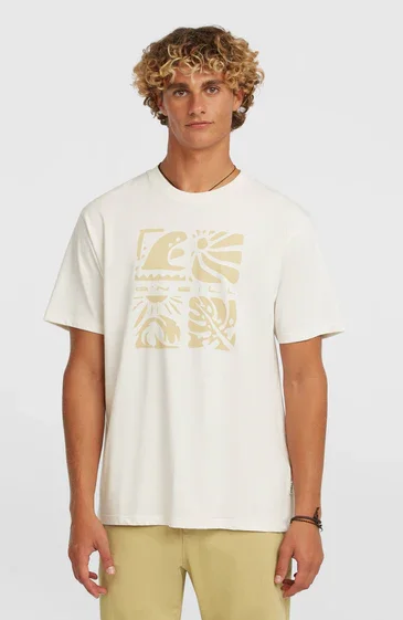 Jusqu'à Épuisement Des Stocks TEE SHIRT ONEILL HOMME - O‘NEILL MELANGE FRONT PRINT T-SHIRT