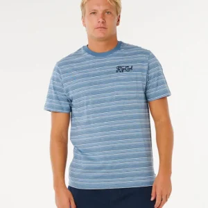 TEE SHIRT RIPCURL HOMME - PACIFIC RINSE STRIPE TEE Commander Maintenant