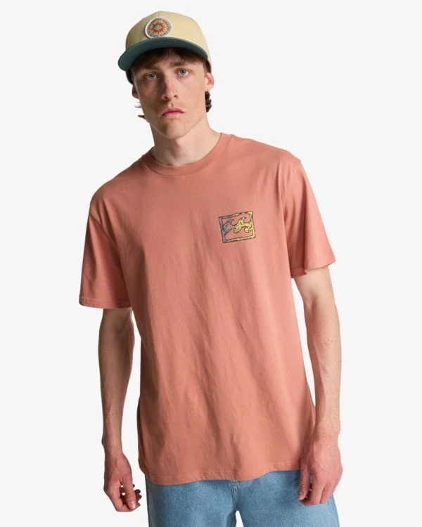 Quantité Limitée tee shirt homme billabong - CRAYON WAVE SS