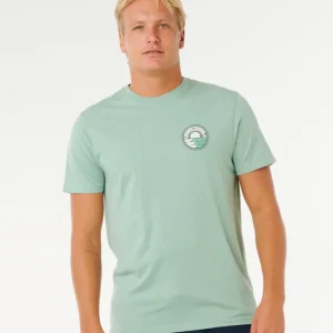Promotion tee shirt homme ripcurl - PACIFIC RINSE STACKED TEE