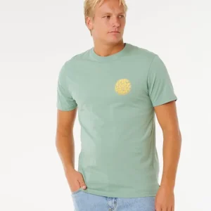 Populaire tee shirt homme ripcurl - WETTIE PASSAGE ICON TEE