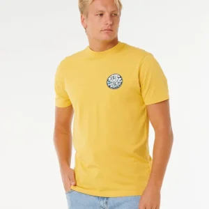 tee shirt homme ripcurl - WETTIE PASSAGE ICON TEE Affaire À Saisir