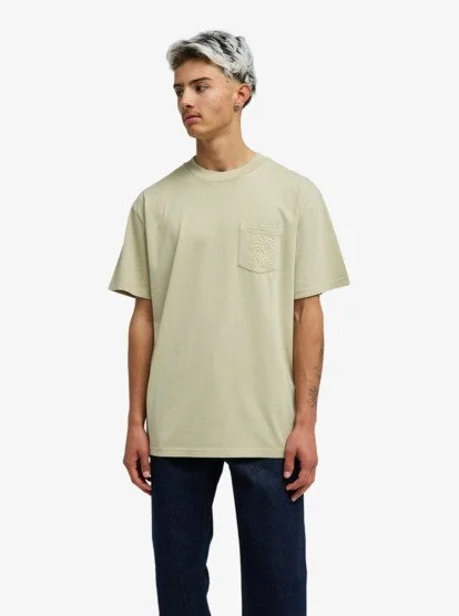 tee shirt quiksilver - OXNI WASHED SS TEE Top Vente