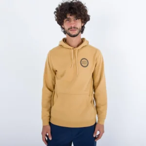 Vente Flash Sweat à capuche hurley WHEEL SUMMER - pebble