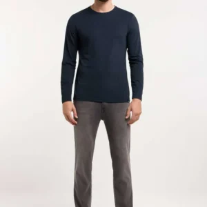 pull col rond - PULL ZAKI Prix Réduit