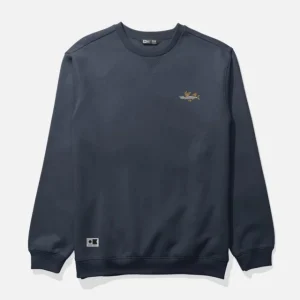 PULL COL ROND SALTY CREW HOMME - WORN IN CREW FLEECE Vente Flash