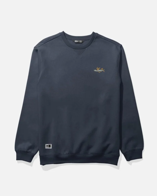 PULL COL ROND SALTY CREW HOMME - WORN IN CREW FLEECE Vente Flash