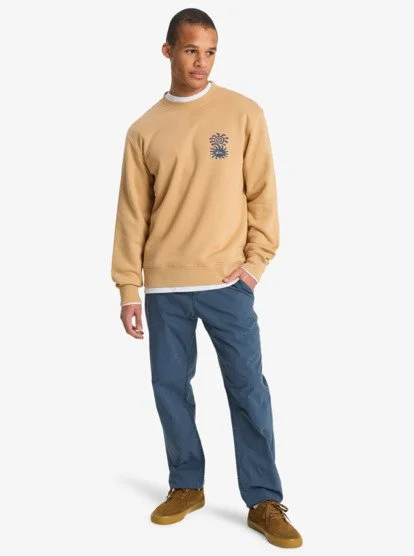 Commander Maintenant sweat col rond quiksilver - SALT WATER GRAPHIC CREW