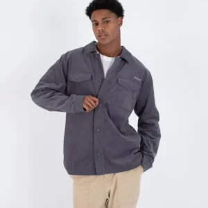 Super Prix sur chemise velours cotelé hurley - LIDO CORD OVERSHIRT LS