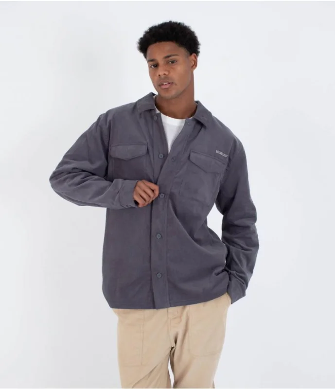 Super Prix sur chemise velours cotelé hurley - LIDO CORD OVERSHIRT LS