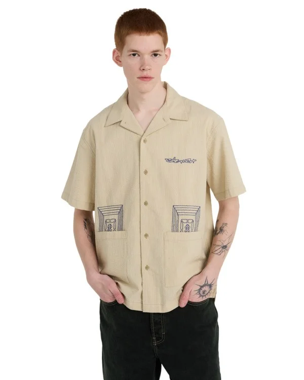 CHEMISE HOMME ELEMENT - SEERSUCKER EMBROIDERY SS Meilleur Prix