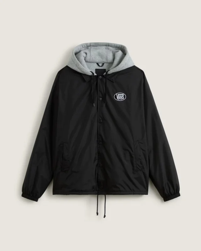 veste vans - RILEY HOODED COACHES JACKET Remise