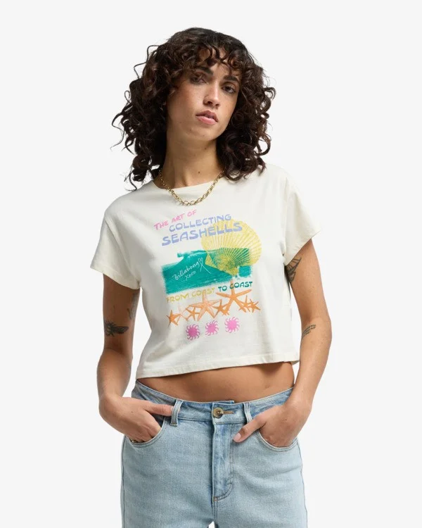 TEE SHIRT FEMME BILLABONG - COASTAL ADVENTURES Affaire À Saisir