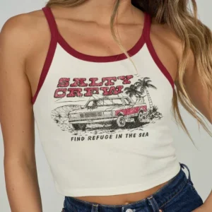 debardeur femme salty crew - TRUCK STOP TANK Prix Réduit