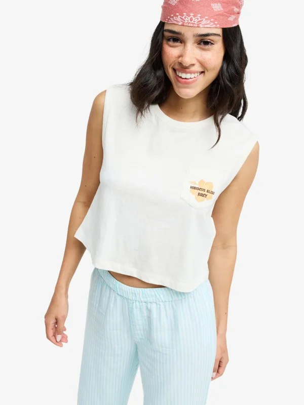 tee shirt femme roxy - SALT BLOCKS MUSCLE Bon Plan