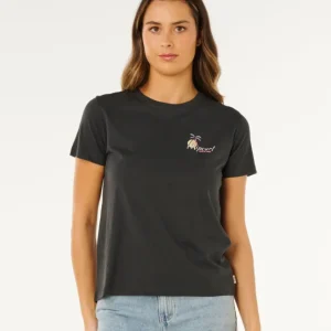 tee shirt femme ripcurl - TIDE LINE STANDARD TEE Bon Marché