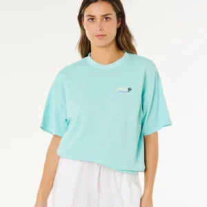 Vente Flash tee shirt ripcurl femme - ALOHA HERITAGE TEE