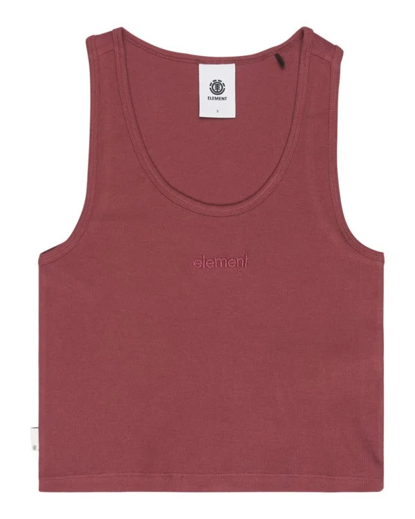 débardeur court femme element - LOWCASE CROP TANK W Dernier Modèle