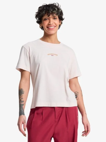 tee shirt femme quiksilver - STANDARD SS TEE Bon Marché