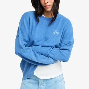 pull col rond femme roxy - EASTSIDE MIDWEIGHT Livraison Express