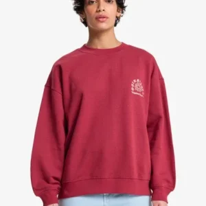 sweat col rond femme quiksilver - STANDARD CREW Quantité Limitée