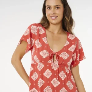 Solde robe femme ripcurl - VENTURA TIERED S/S DRESS